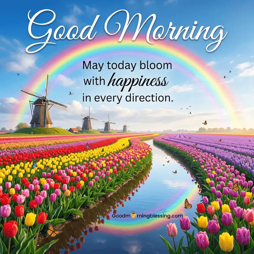 Good Morning Rainbow Wishes