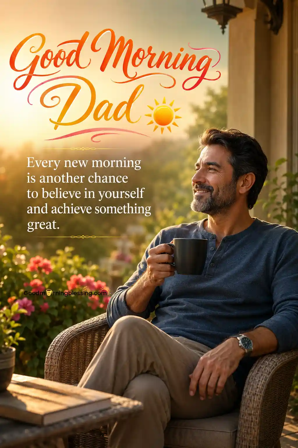 Happy Good Morning Dad Image