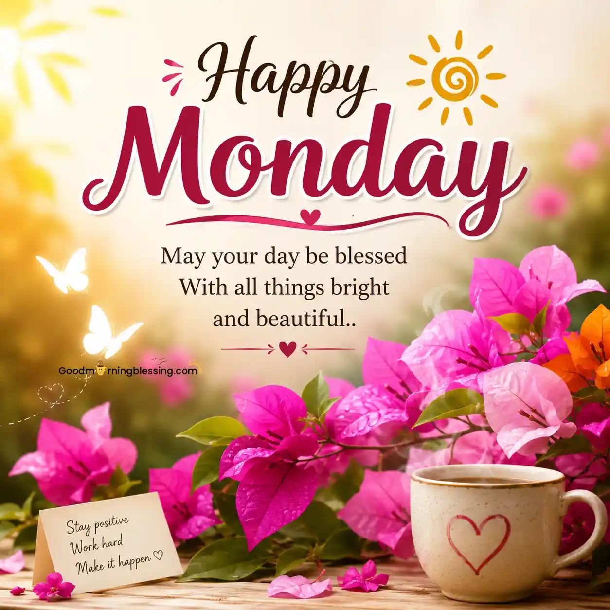 Happy Monday Good Morning Free Blessings