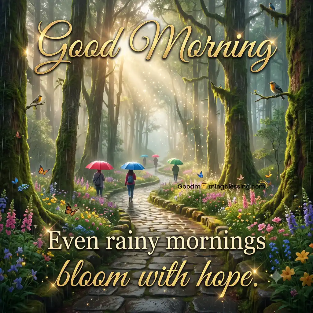 Inspirational Rainy Good Morning Quotes
