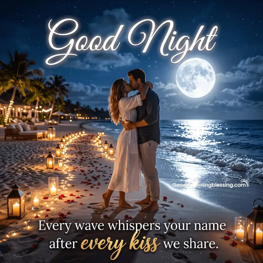 Lover Good Night Kiss Image