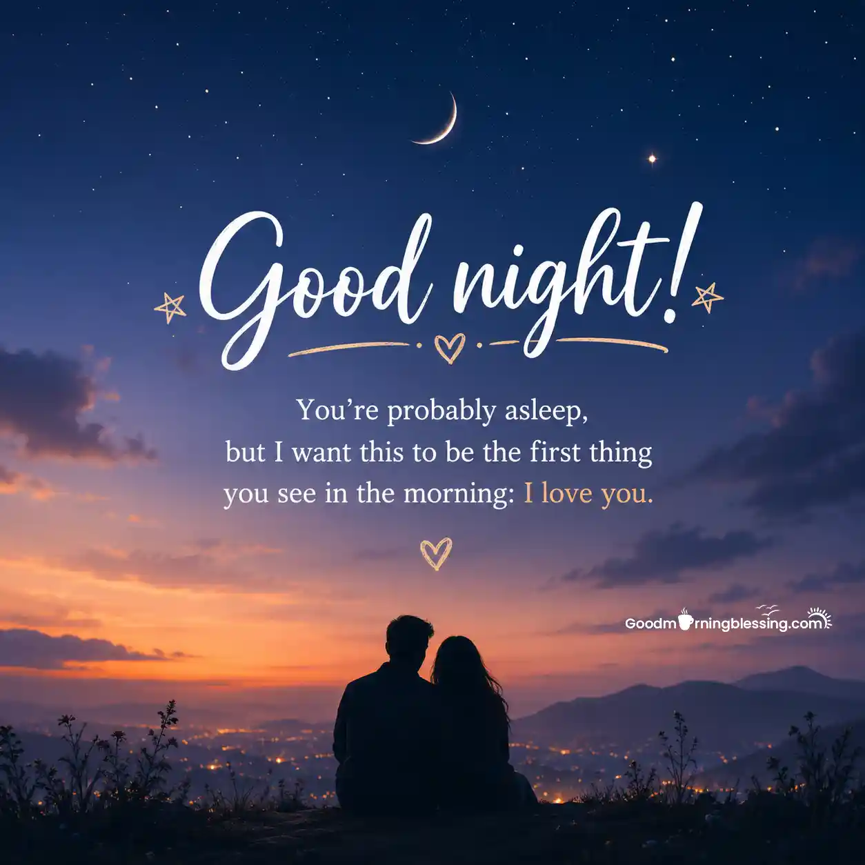 Romantic Good Night Message For Him