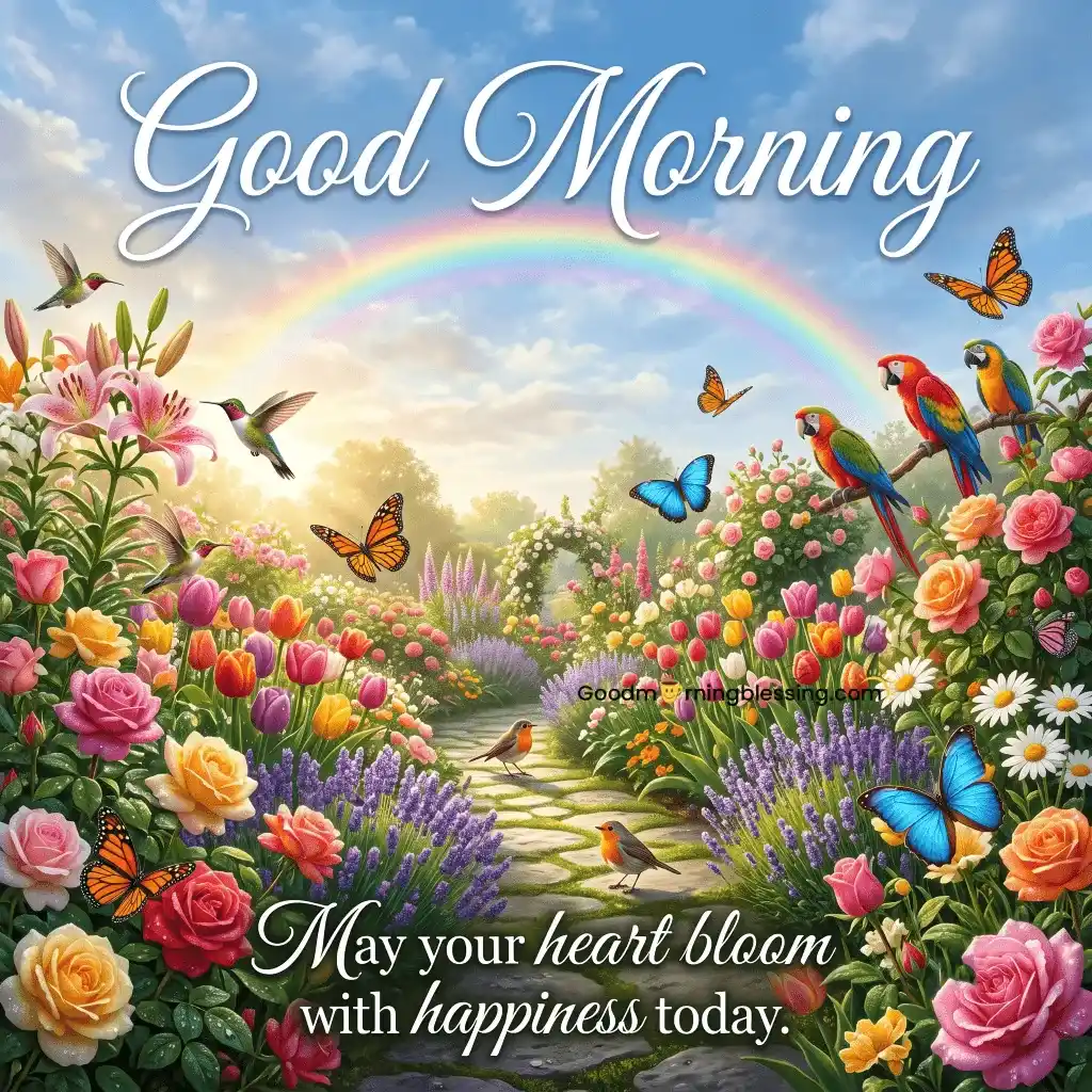 Wishes Good Morning Rainbow