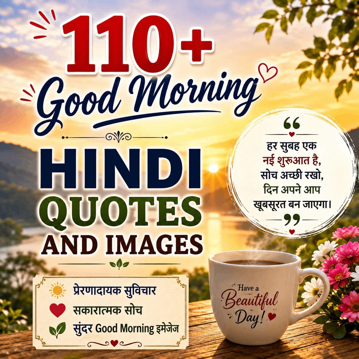 110+ Good Morning Hindi Quotes And Images