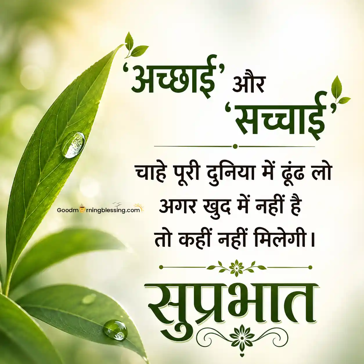 Good Morning Hindi Status