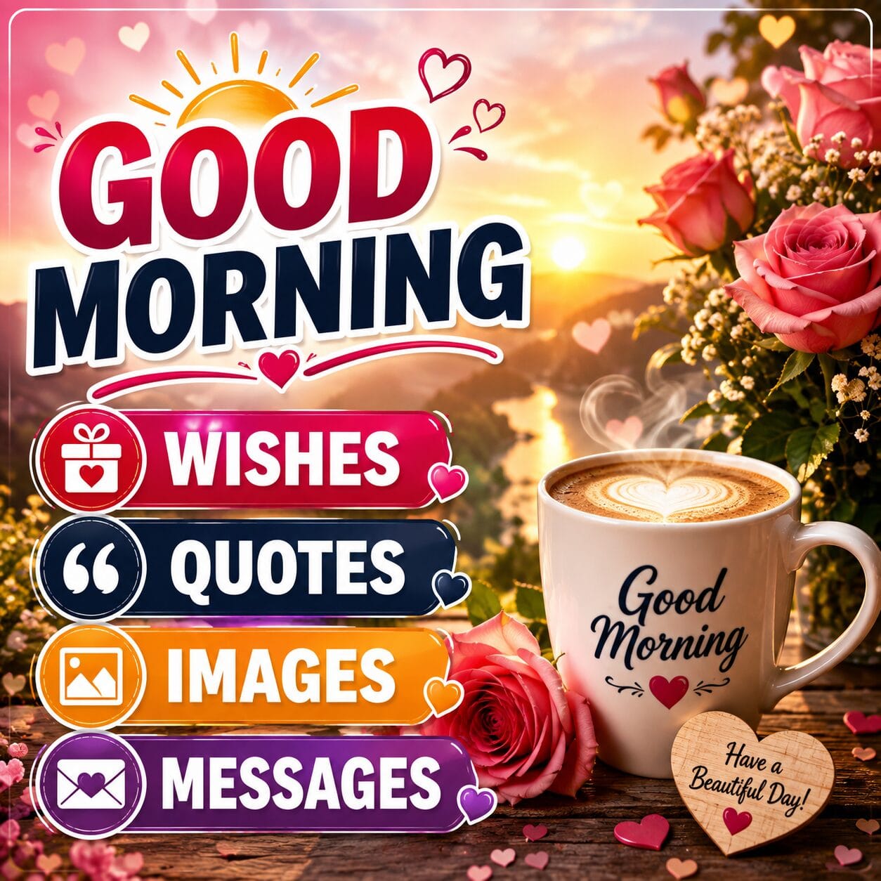 Good Morning Wishes, Quotes, Images, Messages