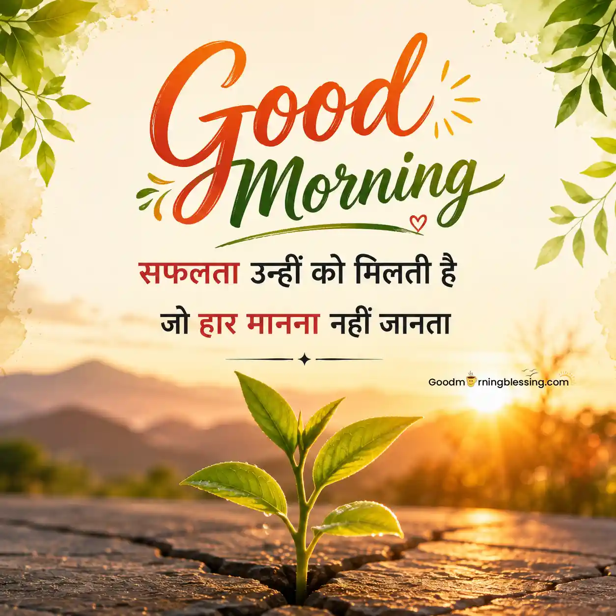 Hindi Thoughts With Good Morning Images