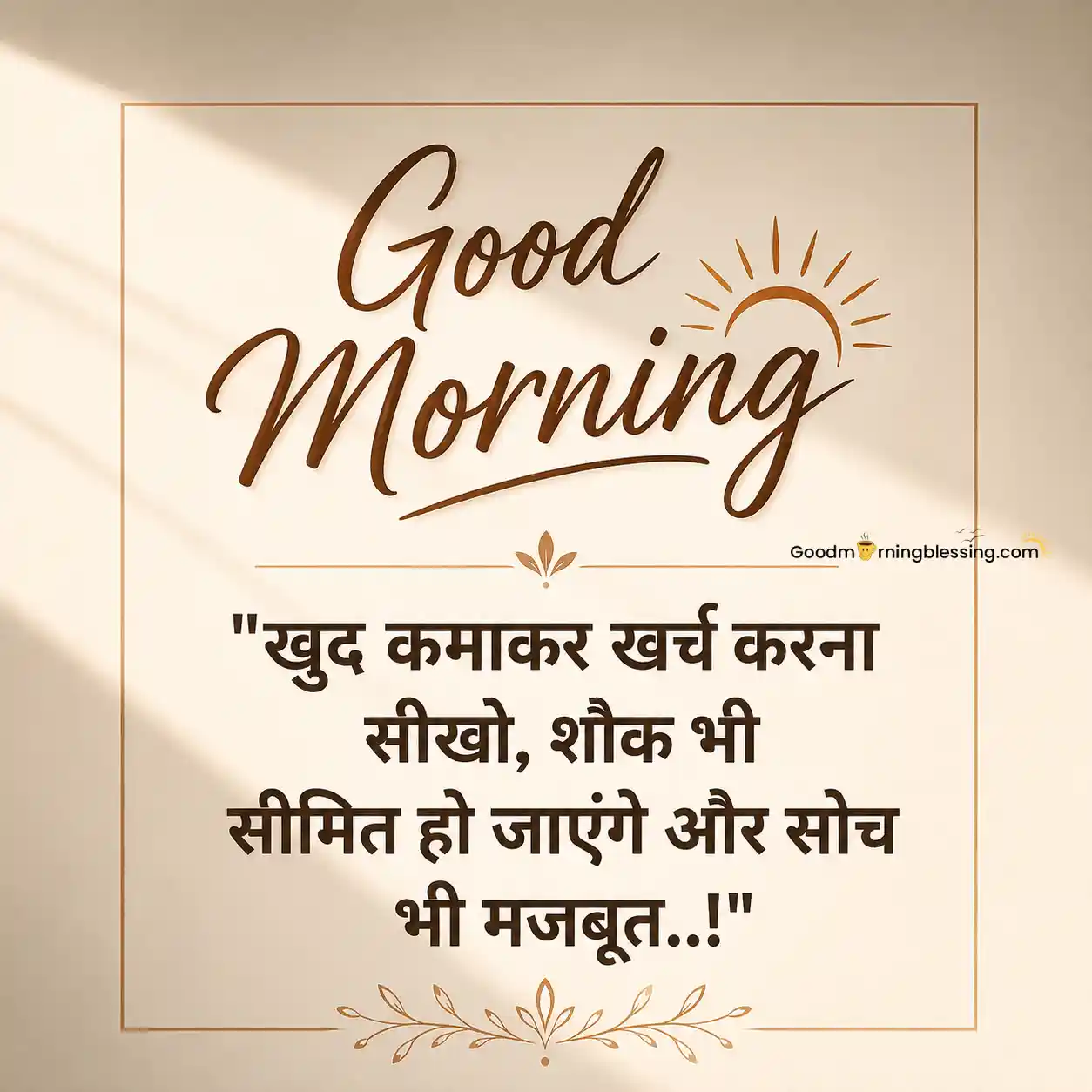 Inspirational Good Morning Messages In Hindi