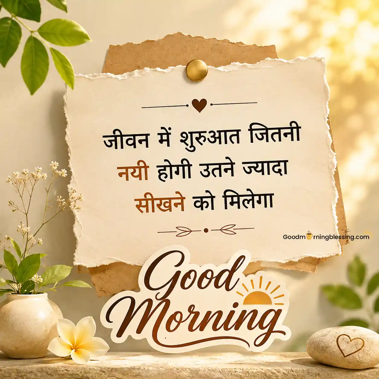 Beautiful Good Morning Hindi Quotes
