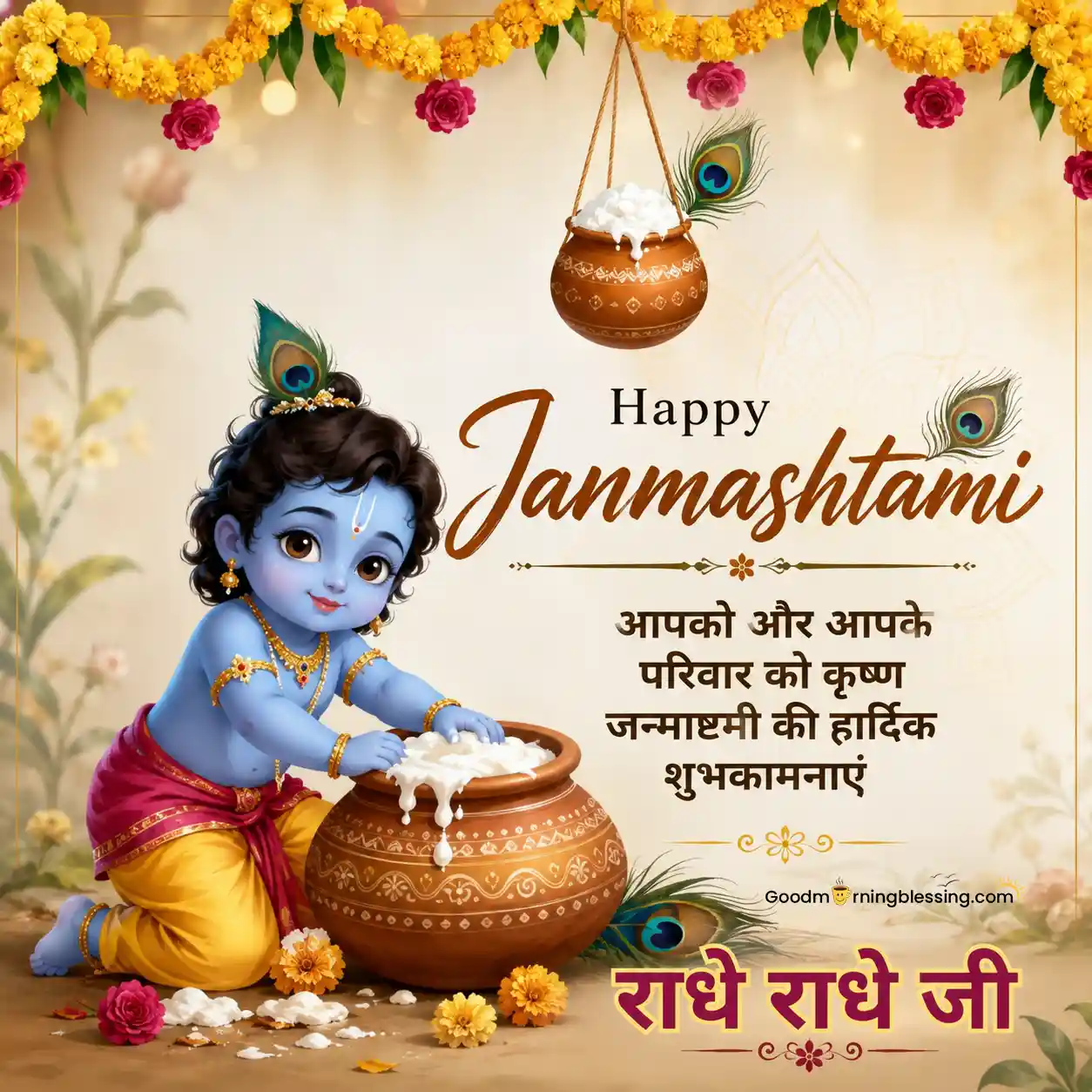Cute Krishna Janmashtami Images