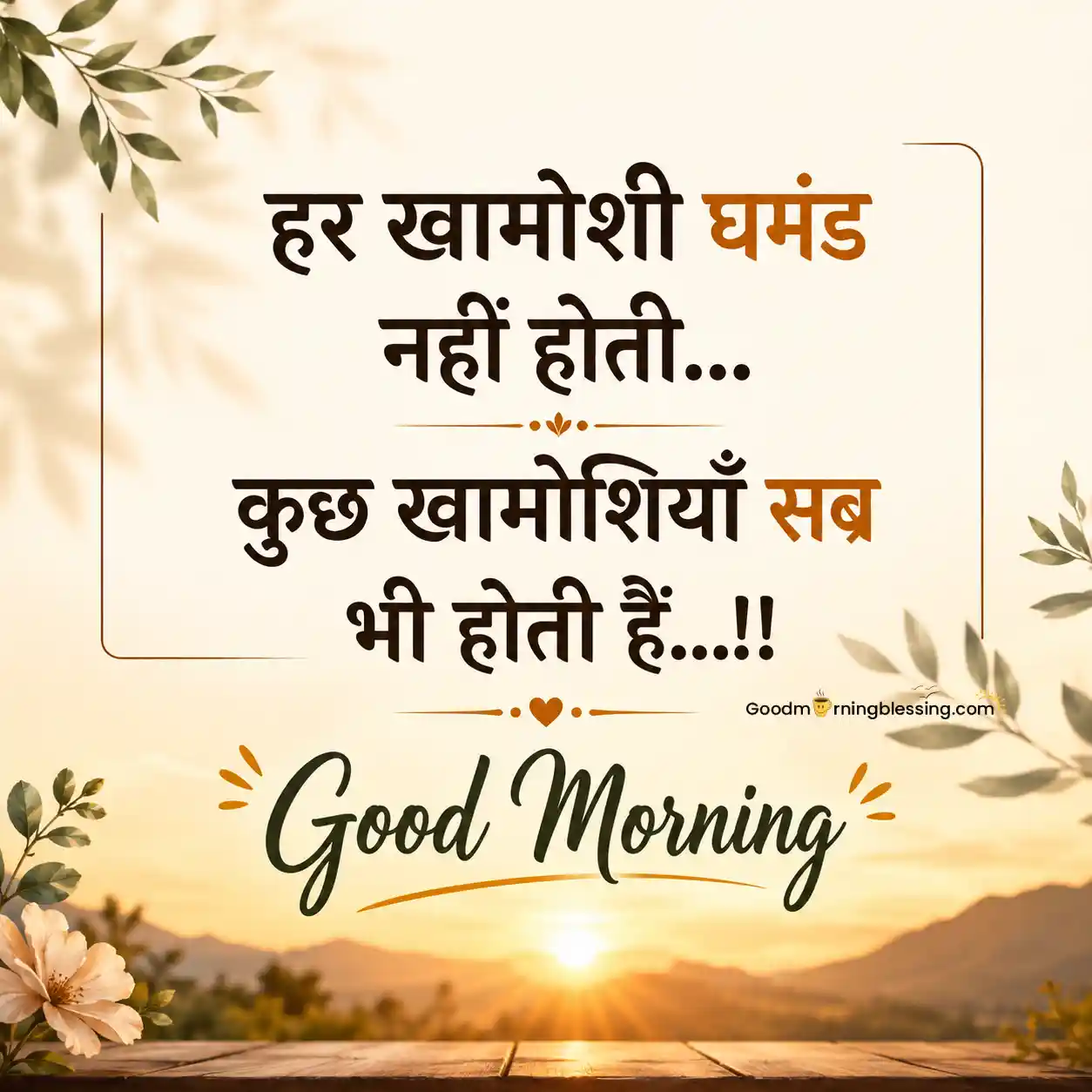 Good Morning Hindi Quotes Images