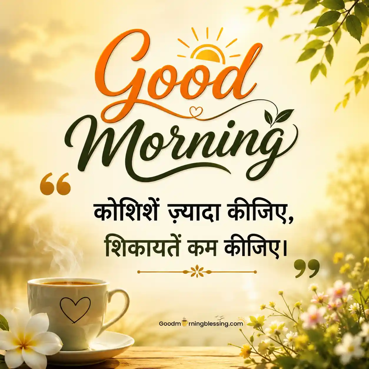 Good Morning Image Thought In Hindi