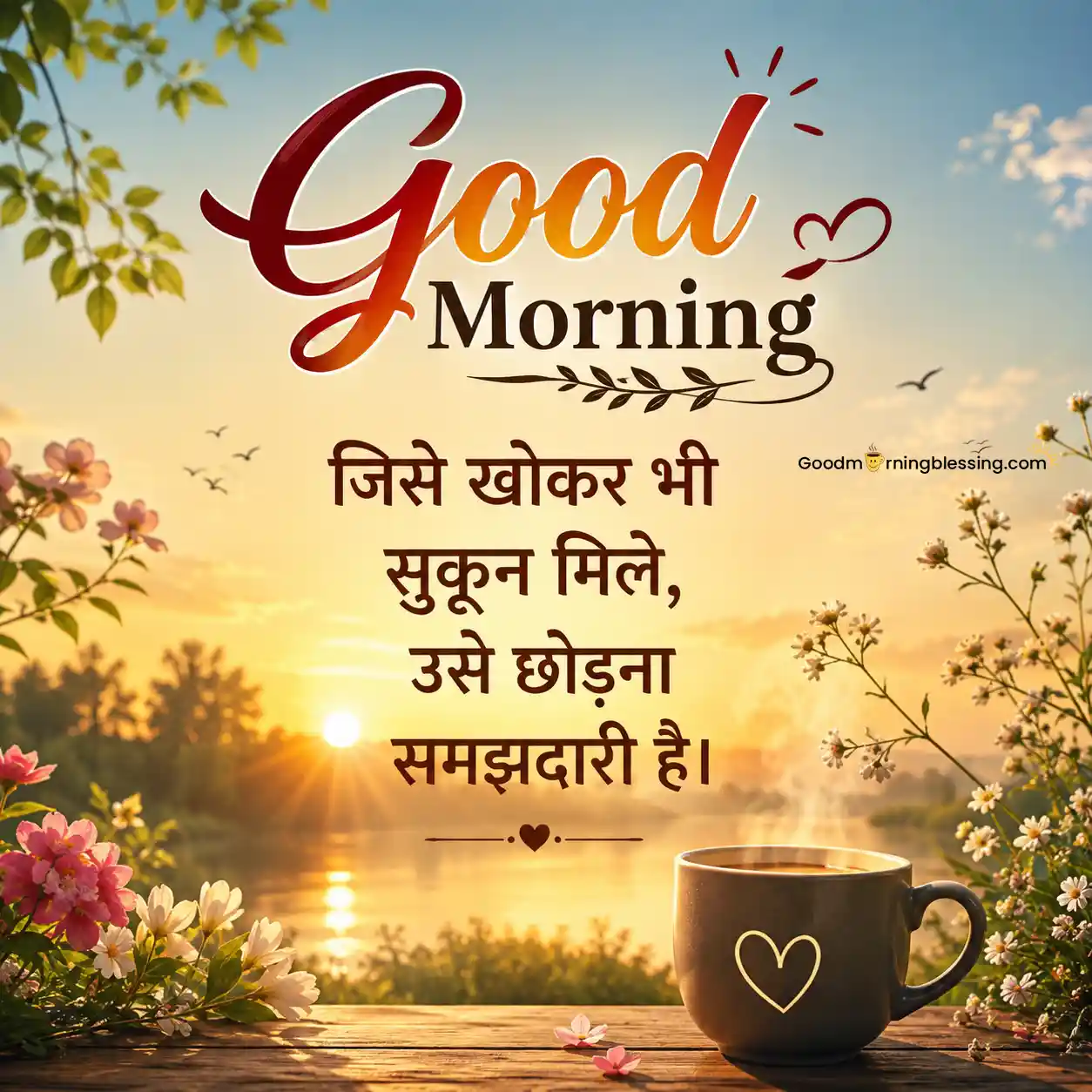 Good Morning Images With Thought In Hindi Download​