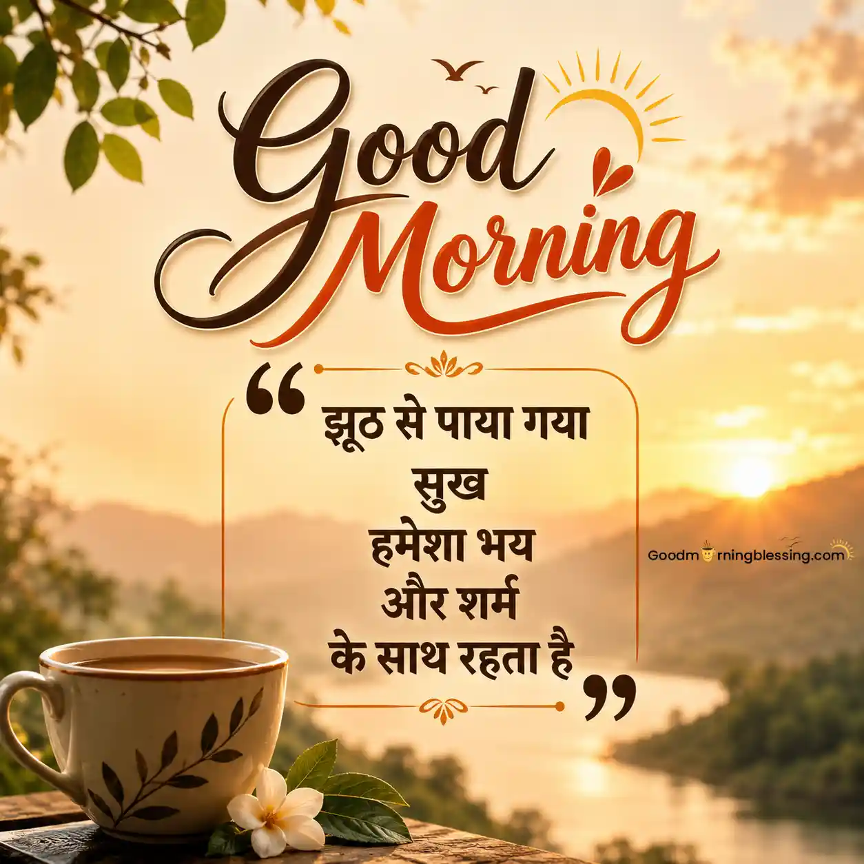 Good Morning In Hindi