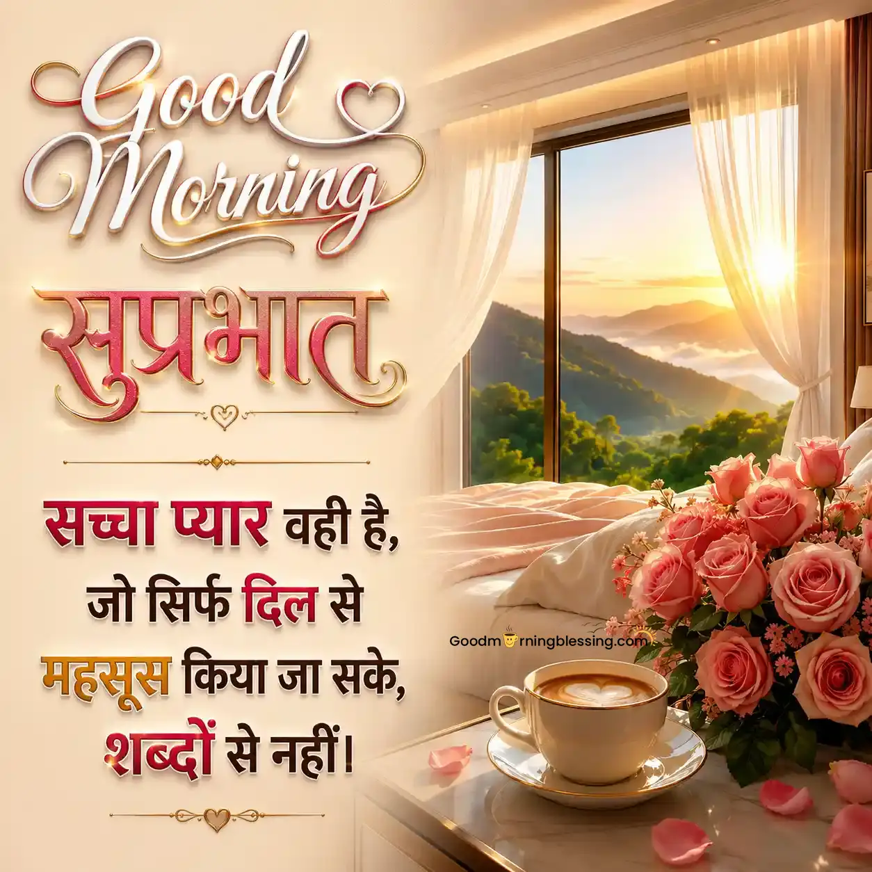 Good Morning Love Lines Hindi