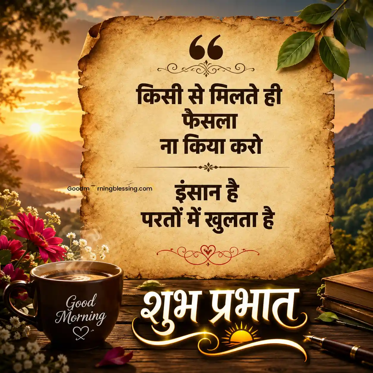 Good Morning Quotes Hindi