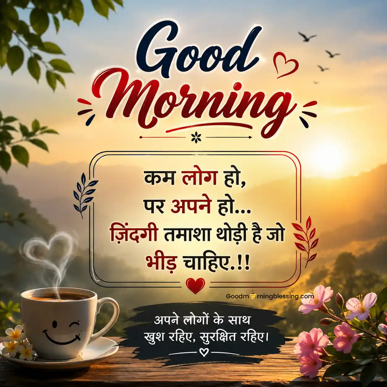 Good Morning Sms In Hindi English
