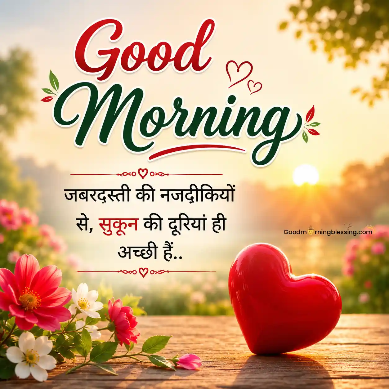 Good Morning Sms In Hindi For Love