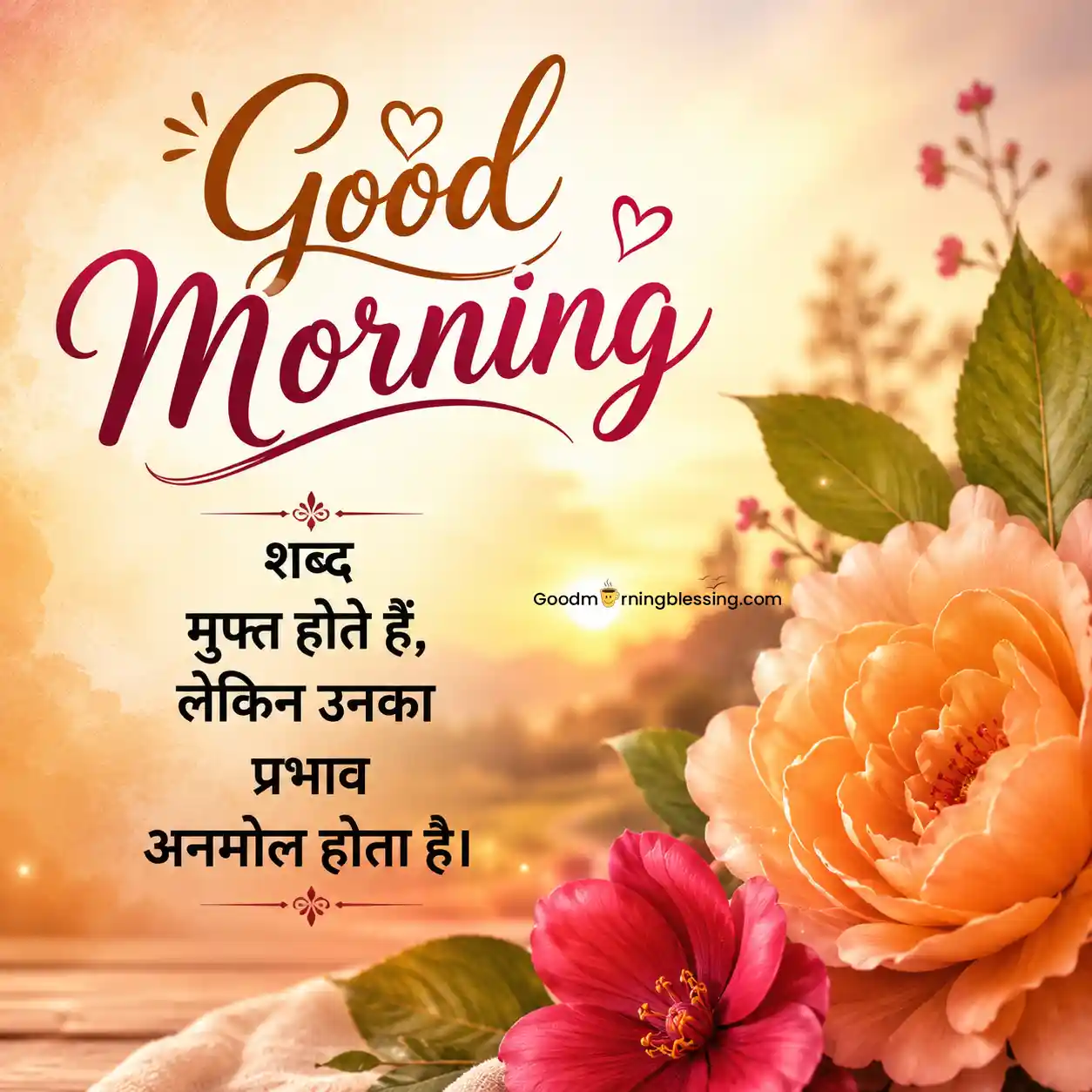 Good Morning Thoughts Images In Hindi​
