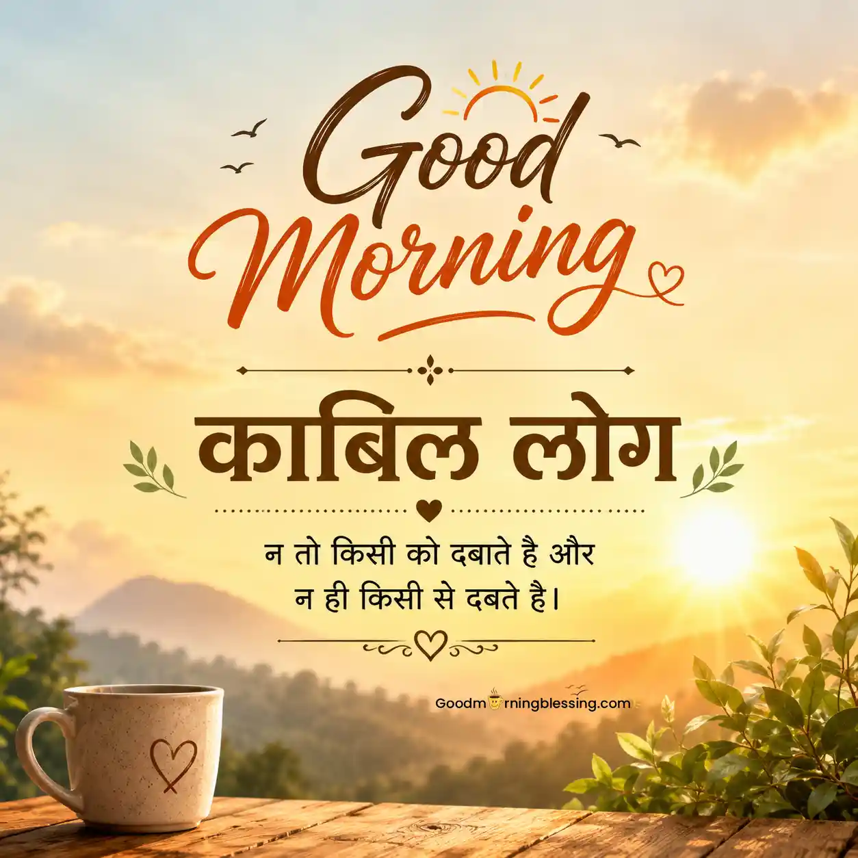 Good Morning Thoughts In Hindi And English