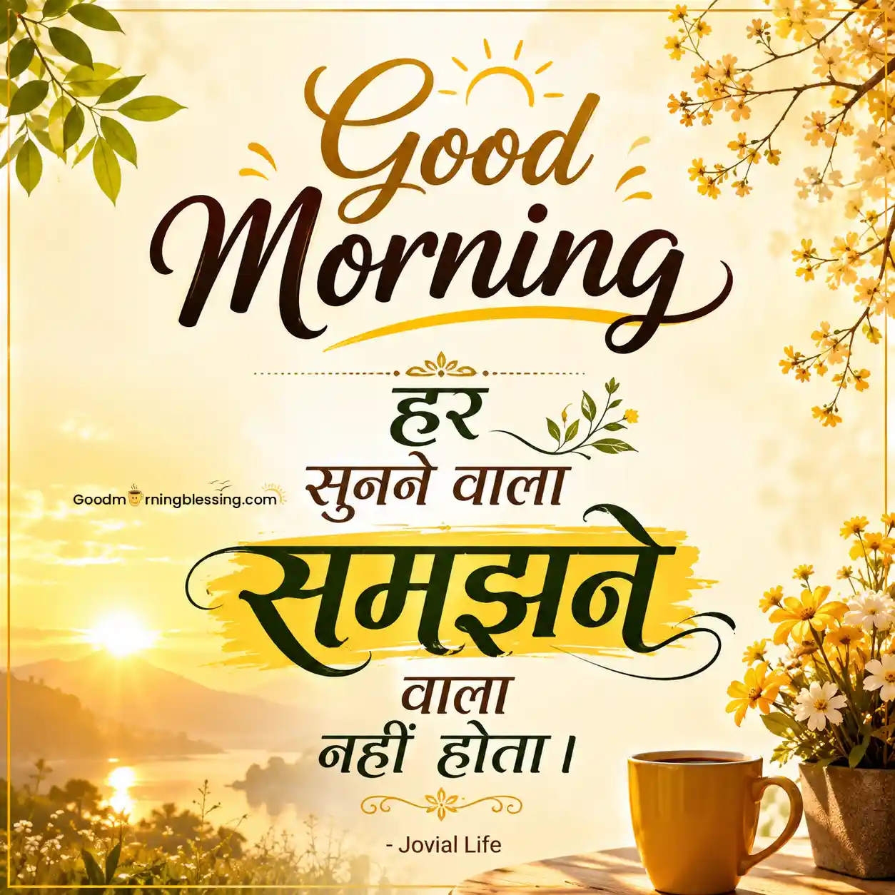 Heart Touching Good Morning Quotes In Hindi