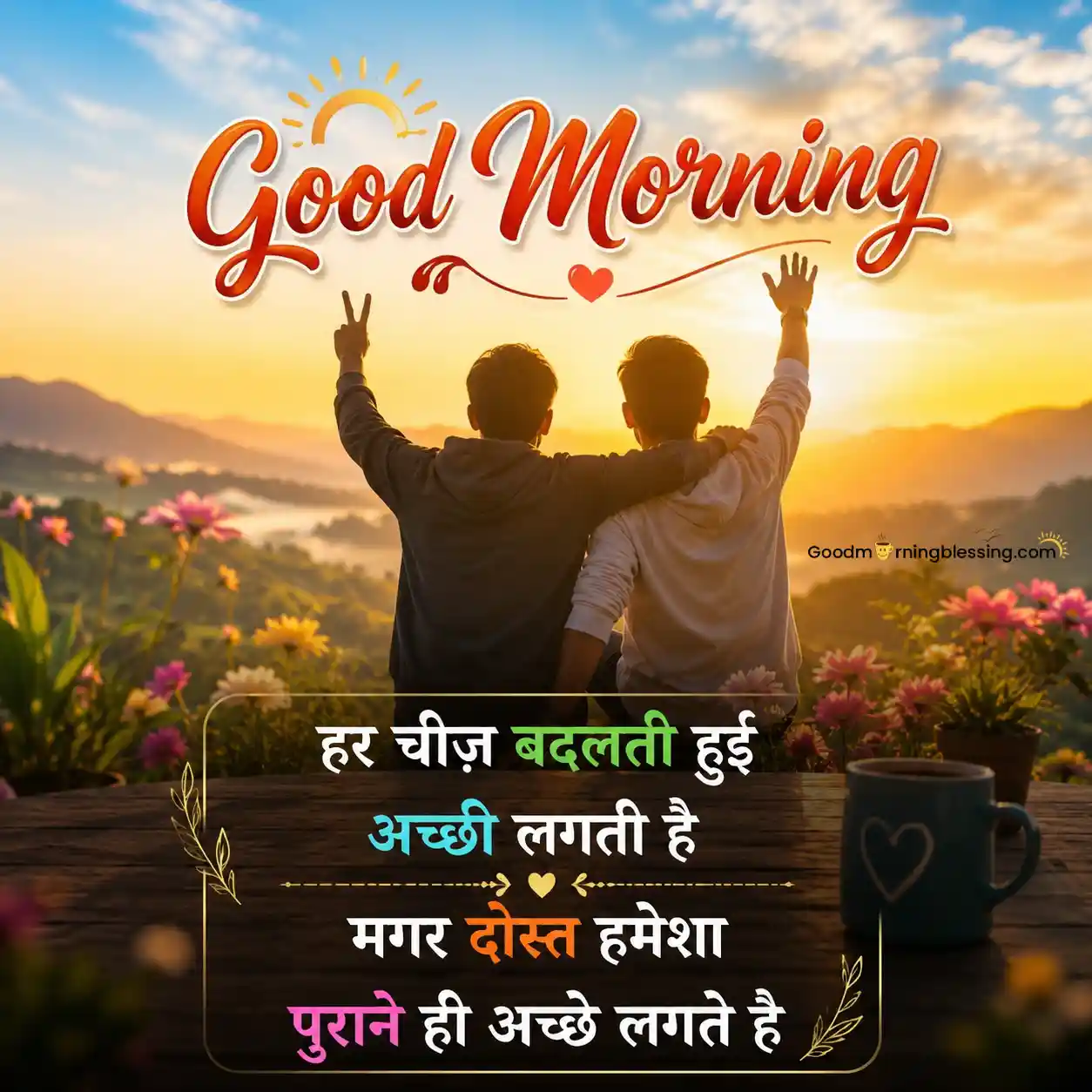 Morning Friend Messages In Hindi