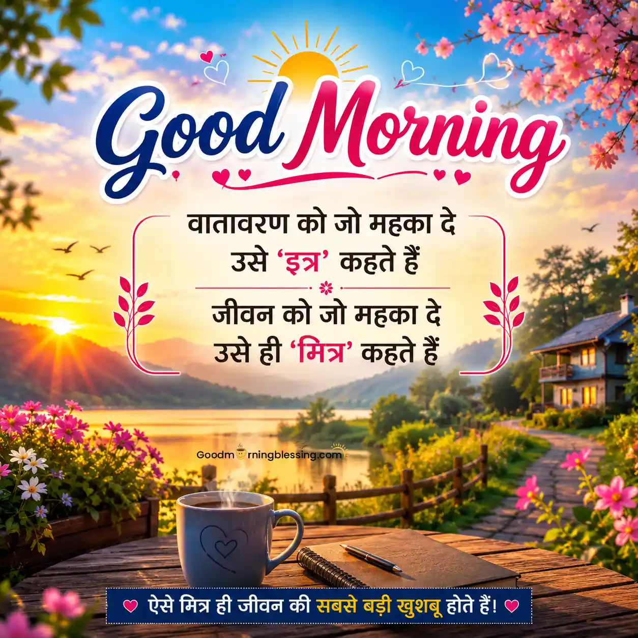 Morning Friend Quotes Hindi
