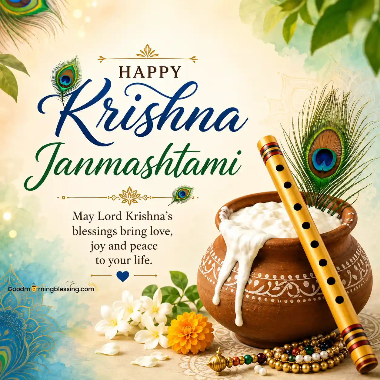 Positive Krishna Blessing Quotes
