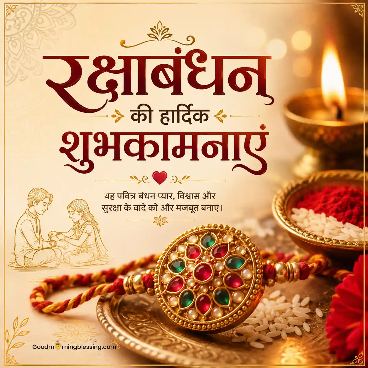 Raksha Bandhan Ki Shubhkamnaye In Hindi