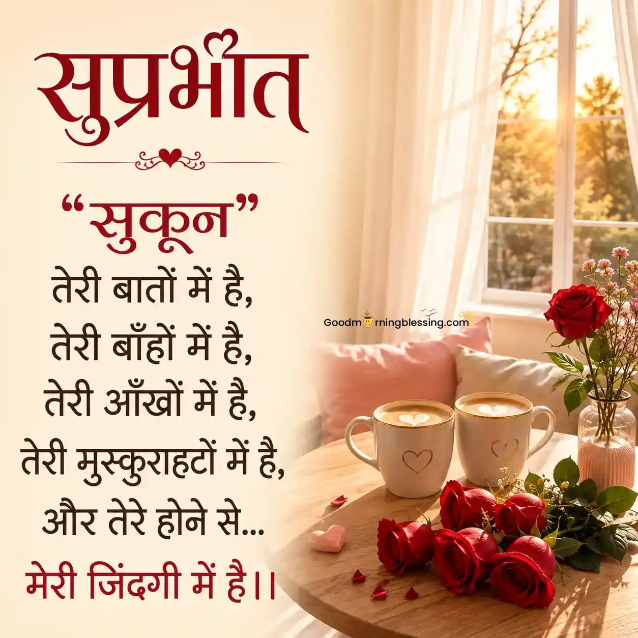 Romantic Suprabhat Images