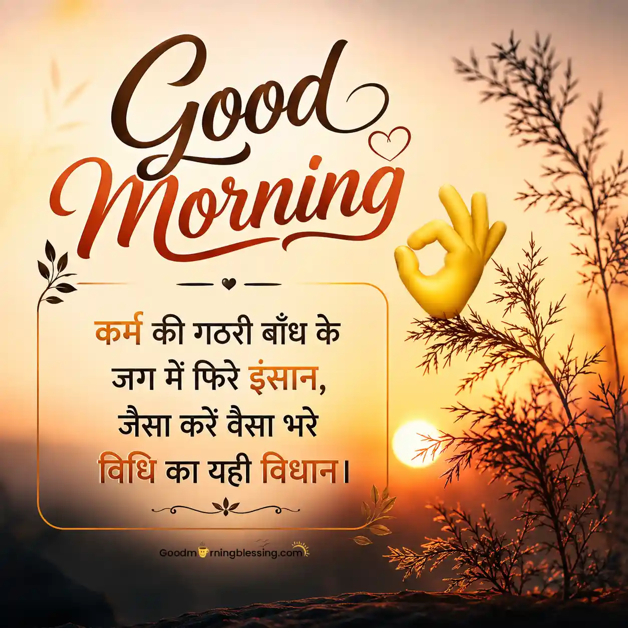 Sweet Good Morning Sms In Hindi 140 Words