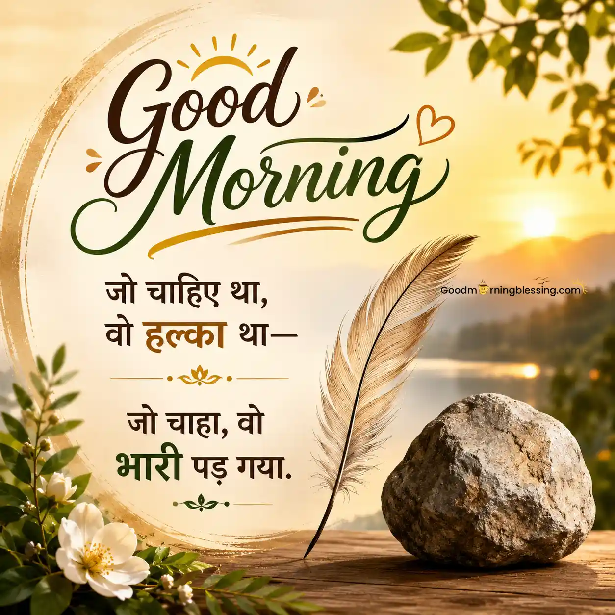 Unique Good Morning Quotes In Hindi