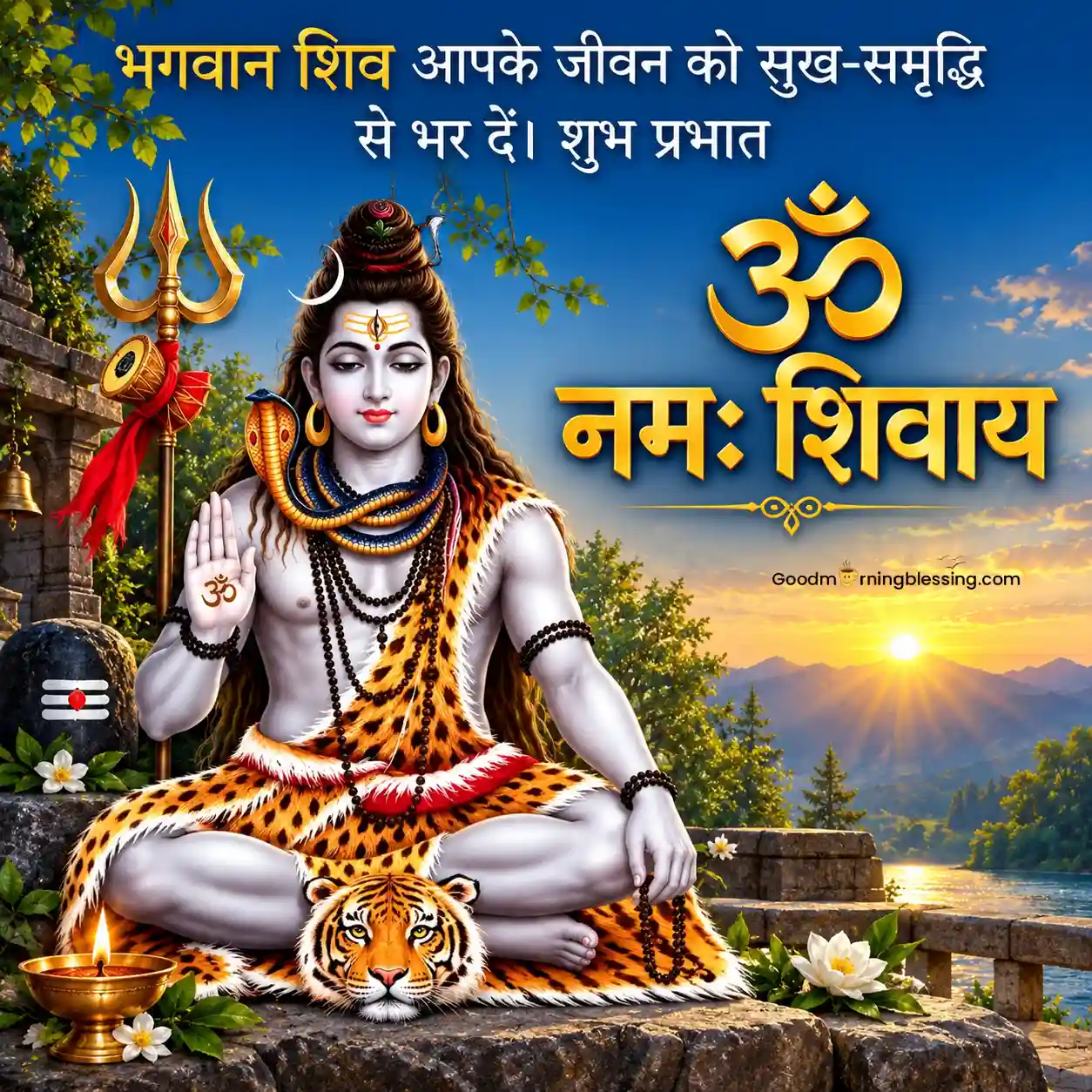 Fantastic Good Morning Lord Shiva Pic