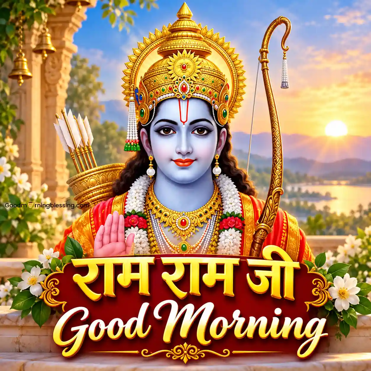 Good Morning Cute Jai Sri Ram