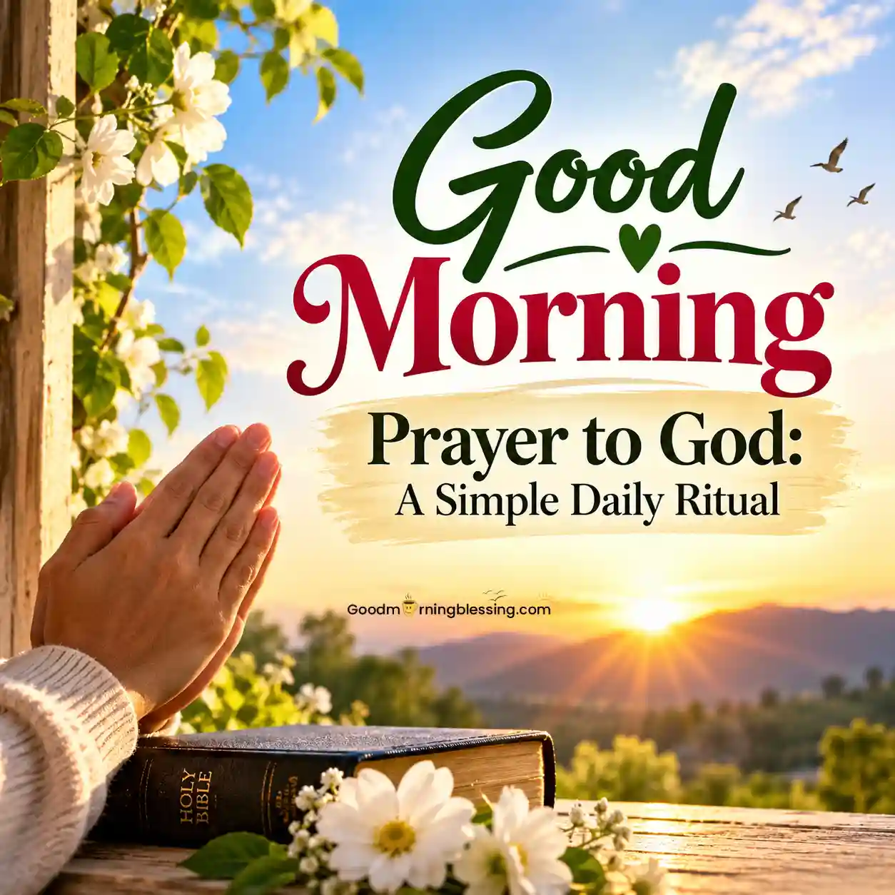 Good Morning Prayer To God A Simple Daily Ritual