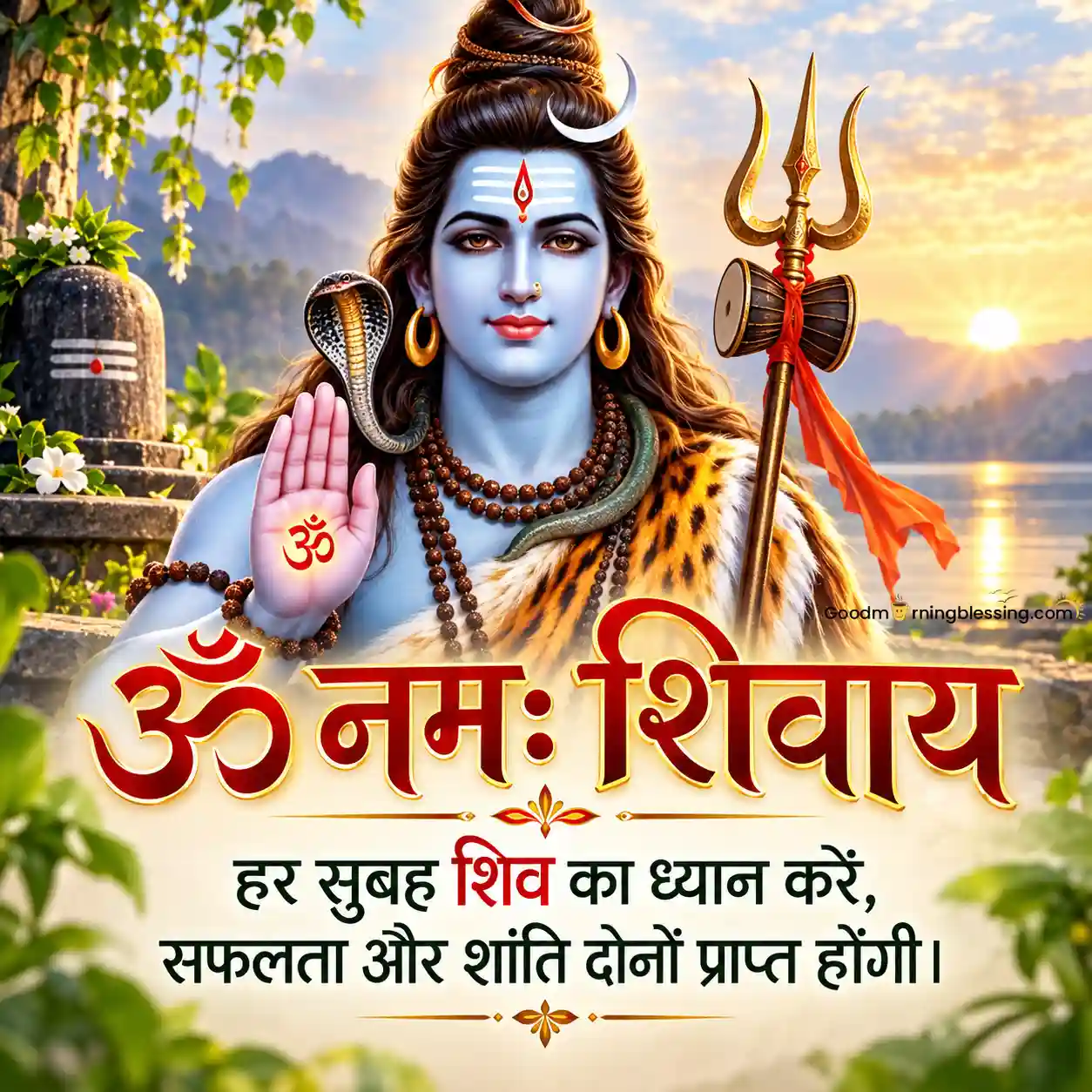 Good Morning Shivji Happy Monday Beautiful Image