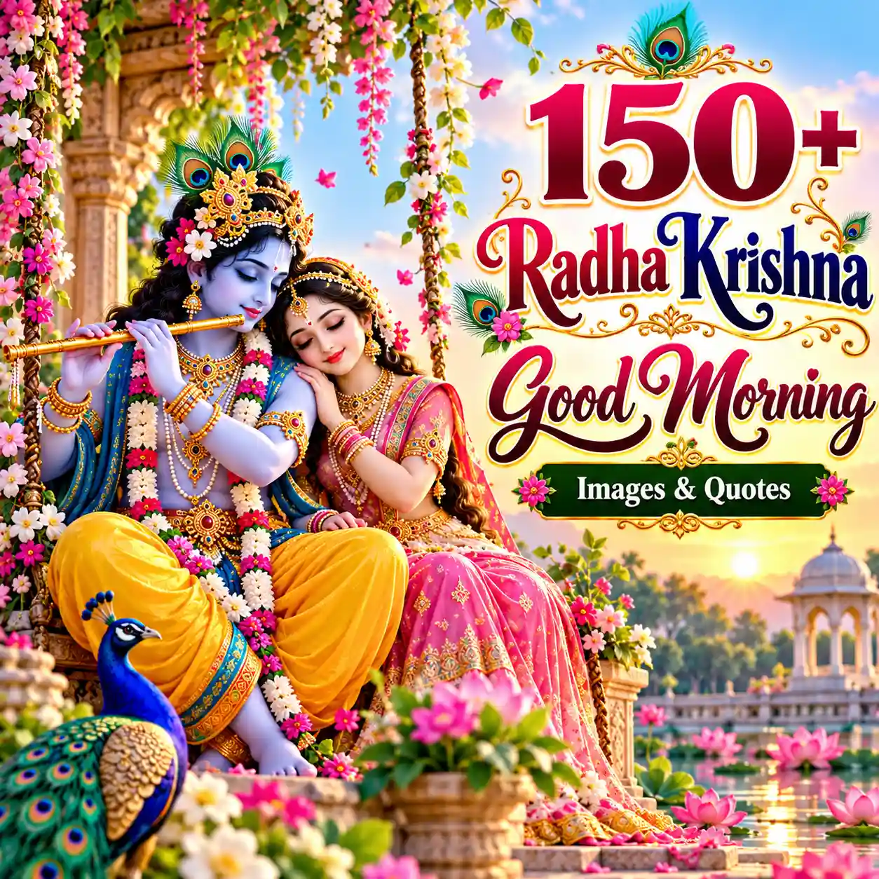 Radha Krishna Good Morning Images & Quotes