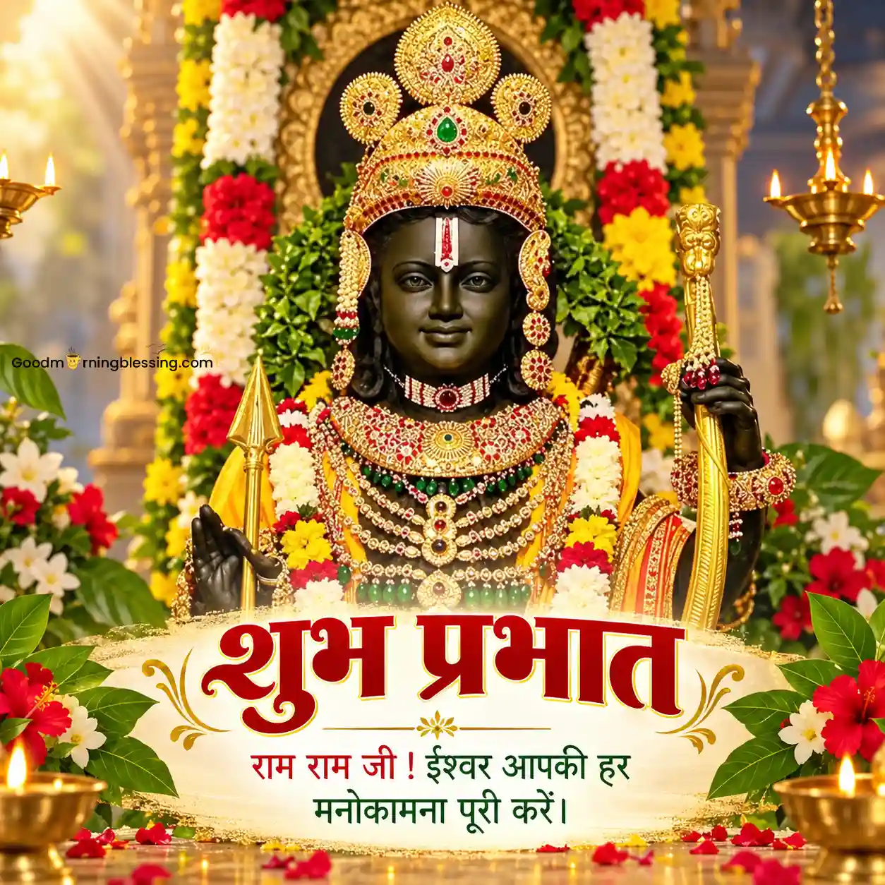 Shree Ram Ji Morning Wish Image