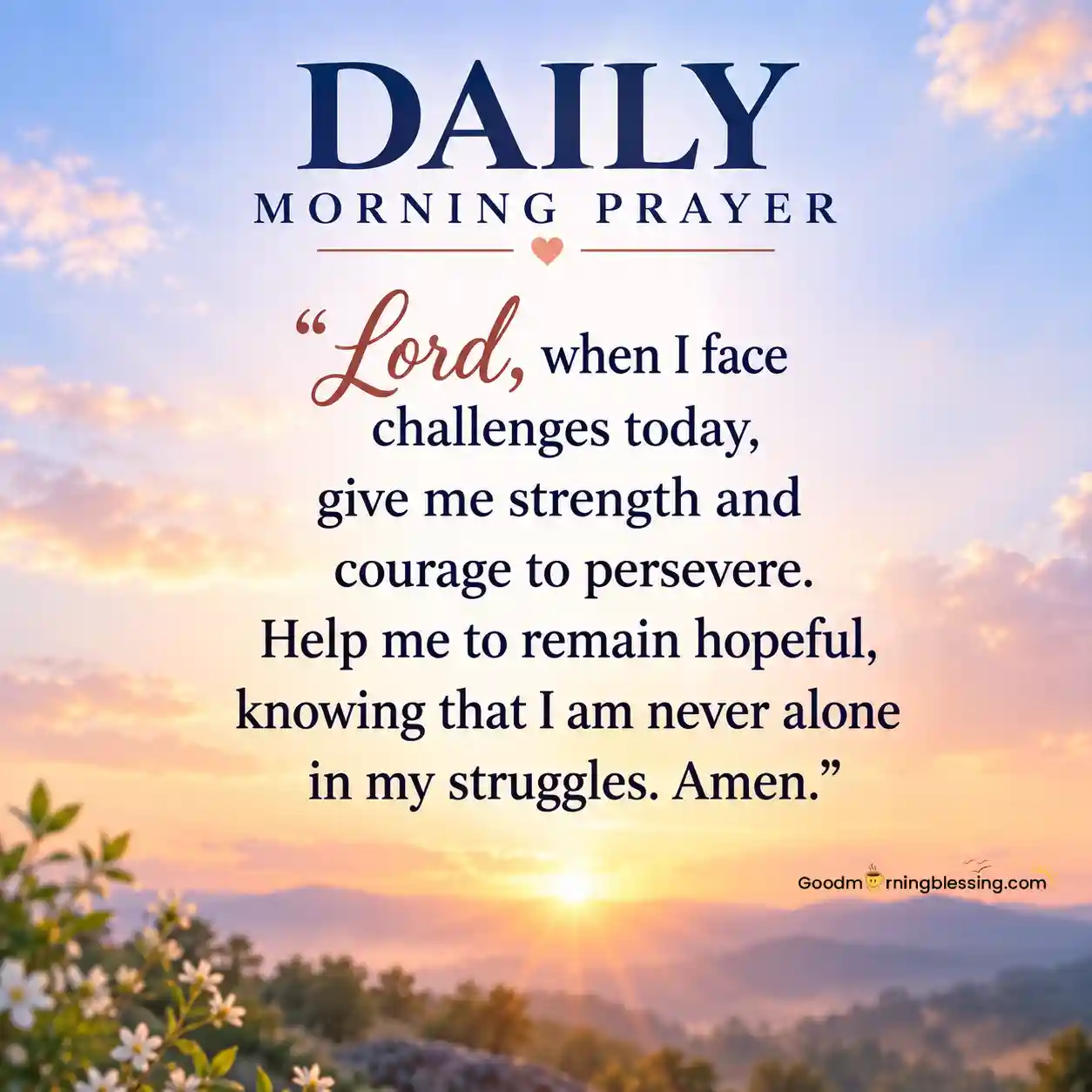 A Good Morning Bible Verse