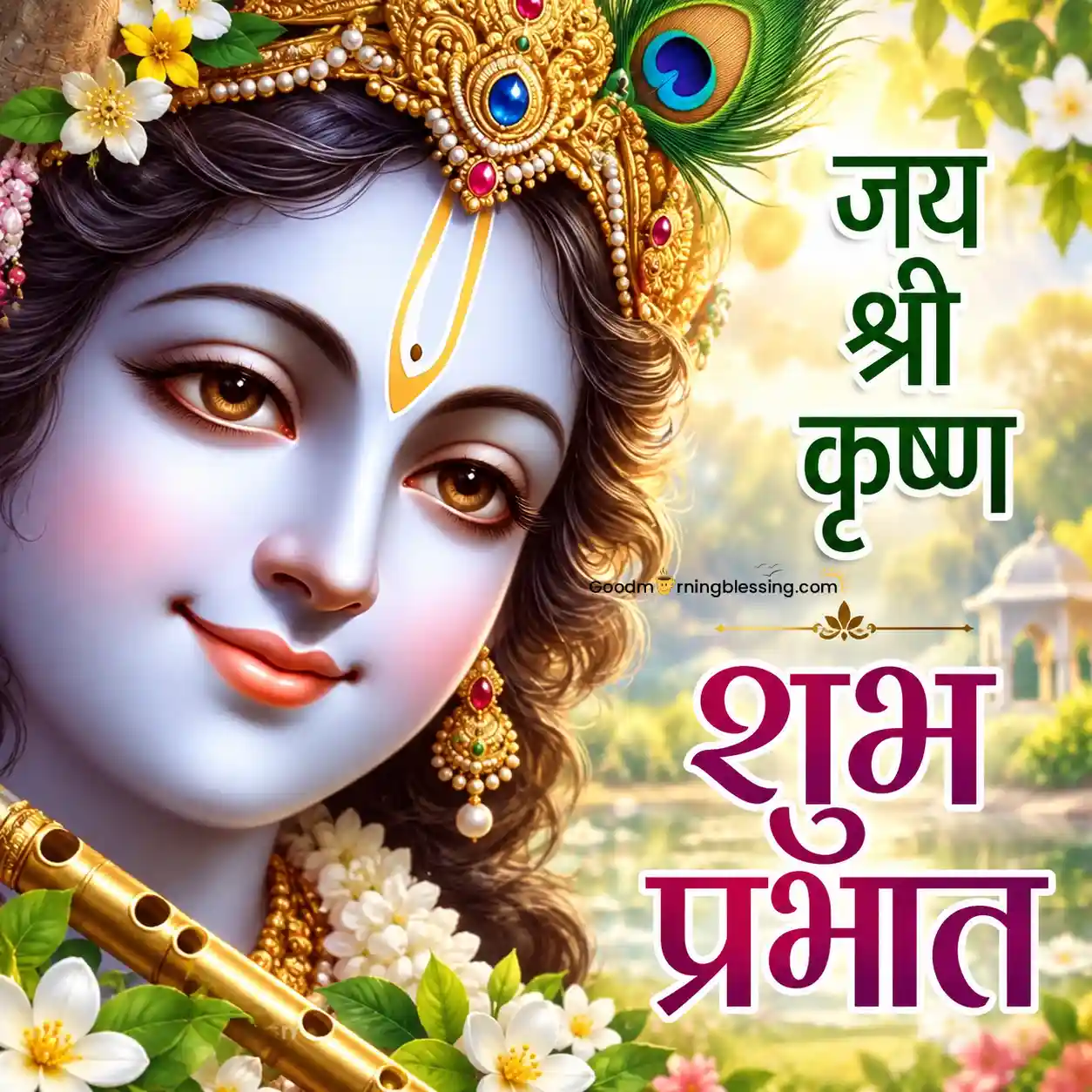 Beautiful Krishna Good Morning Images