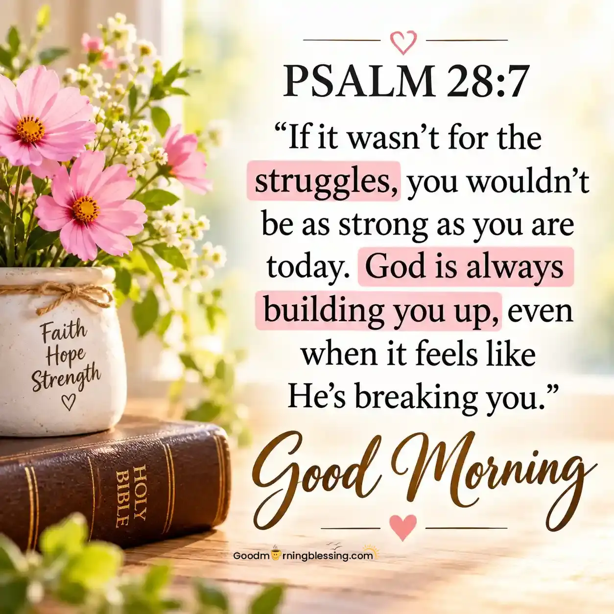Bible Verse Good Morning Message