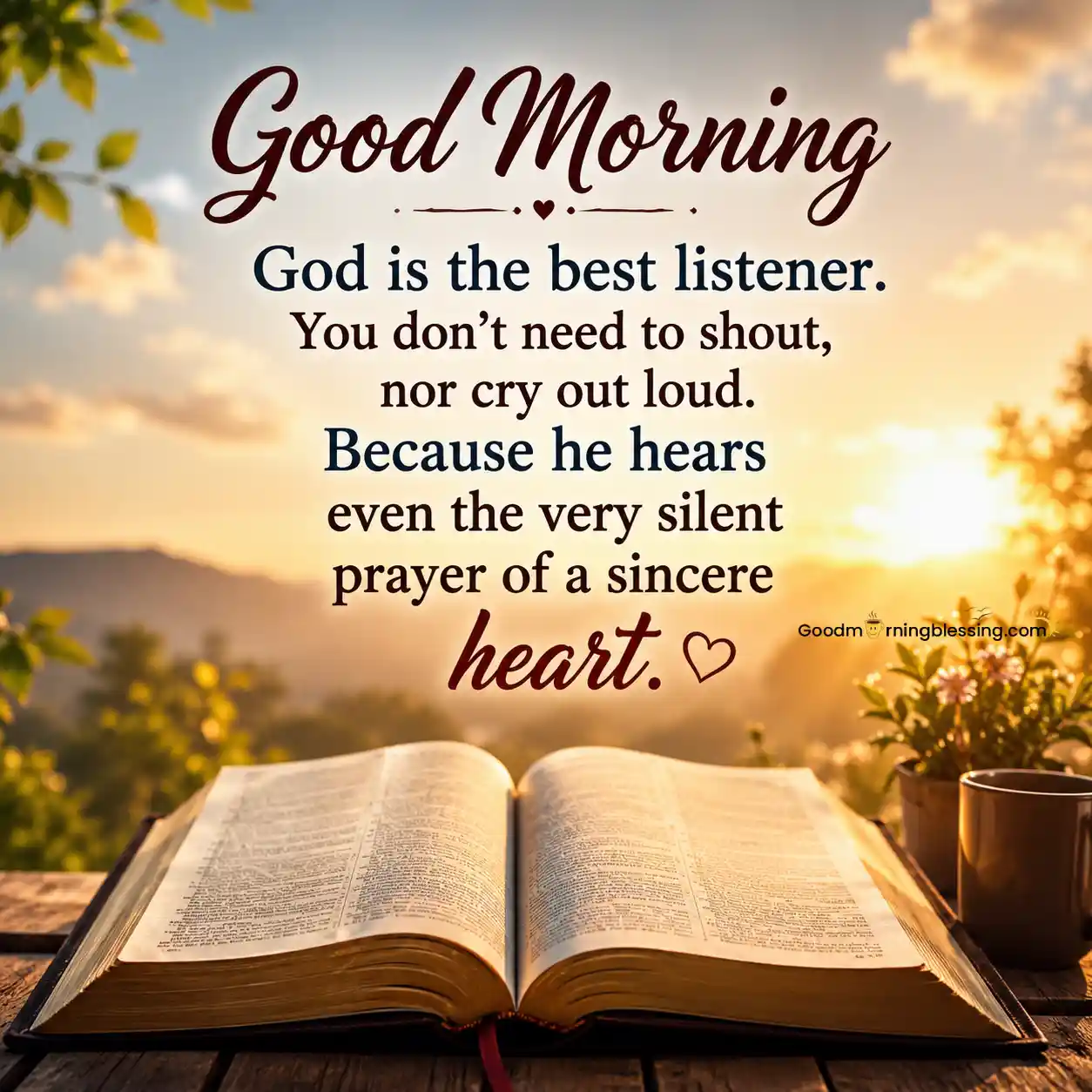 Blessed Morning Bible Verse