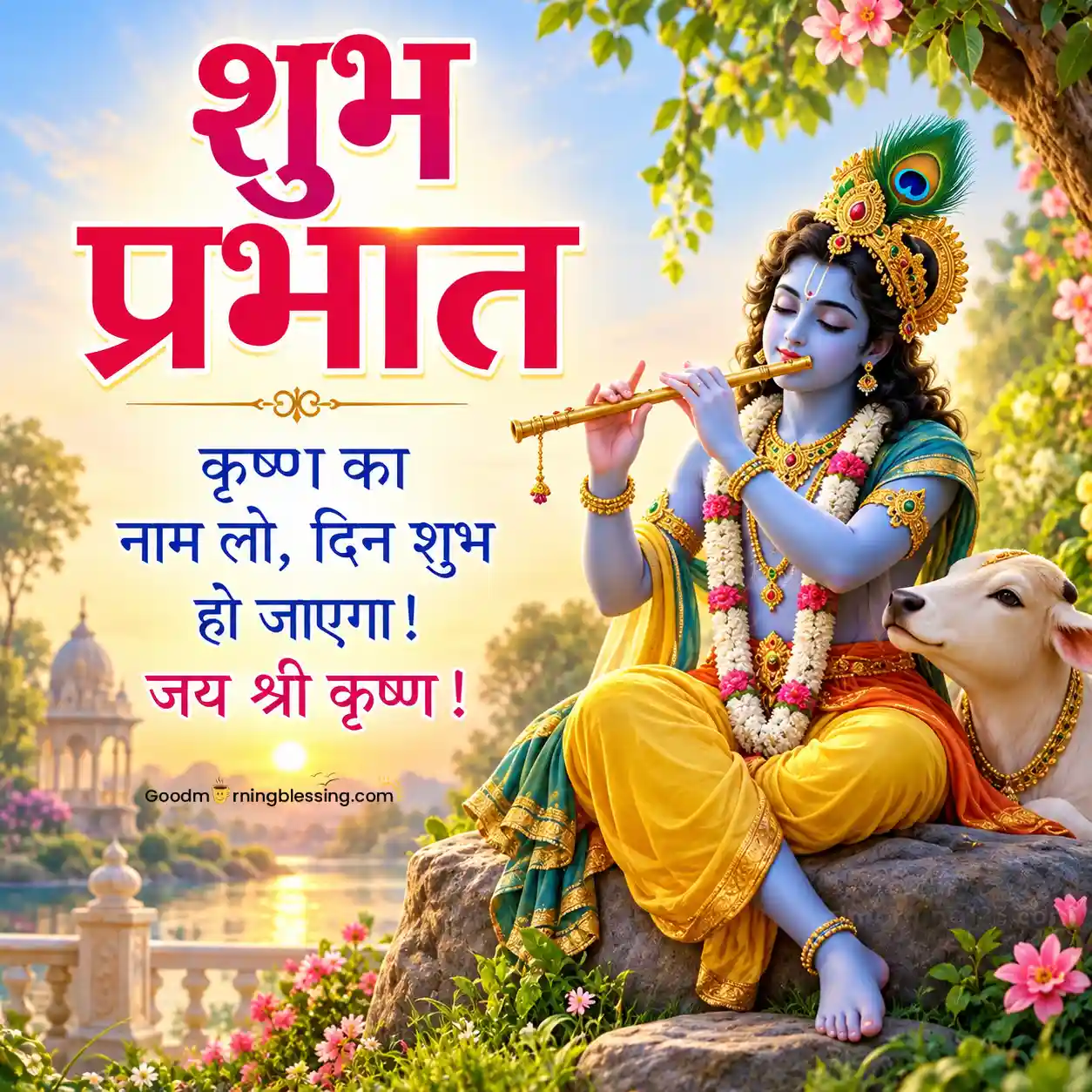 Cute Good Morning Krishna