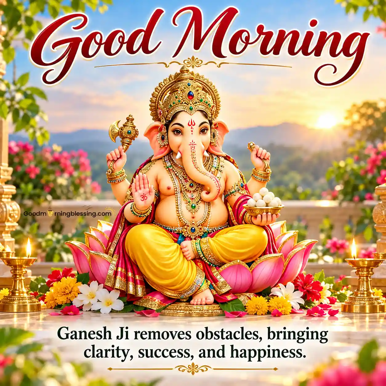Ganapati Good Morning Images