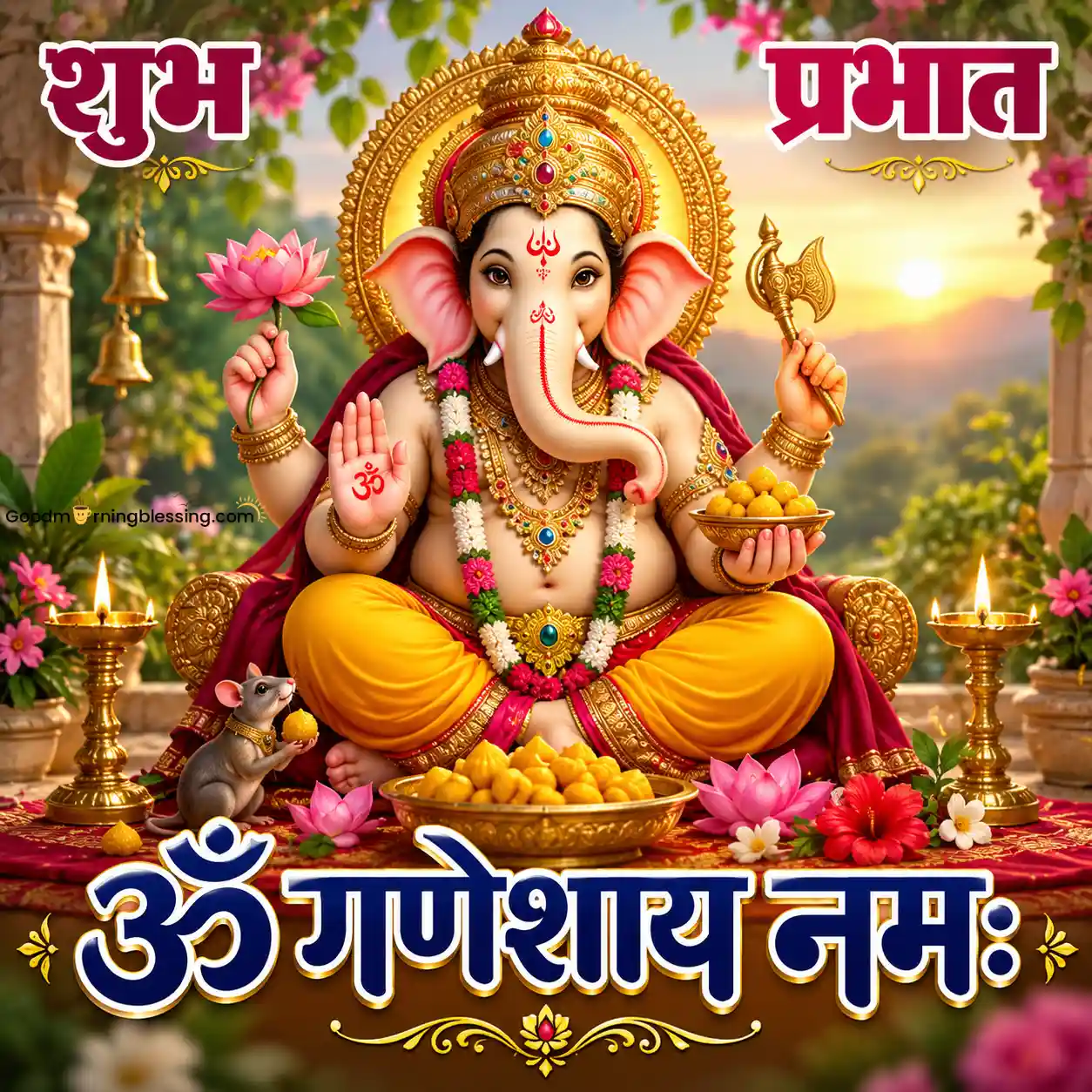 Ganesh Ji Images Good Morning With Quotes