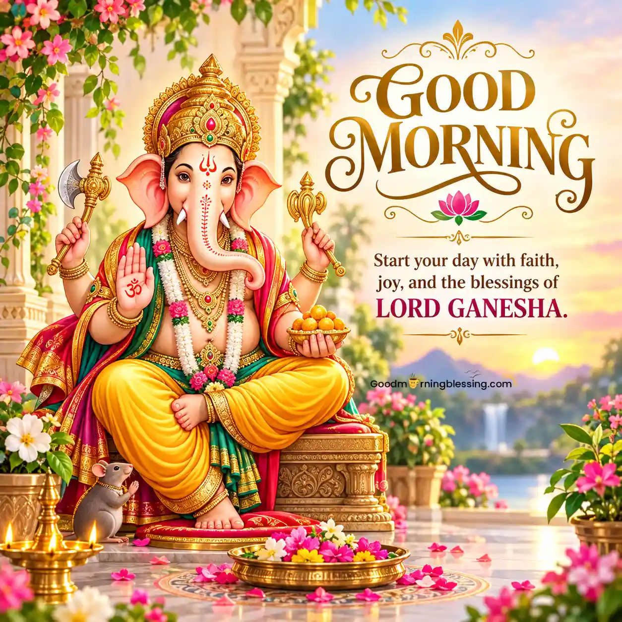 Good Morning Ganpati Images With Quotes