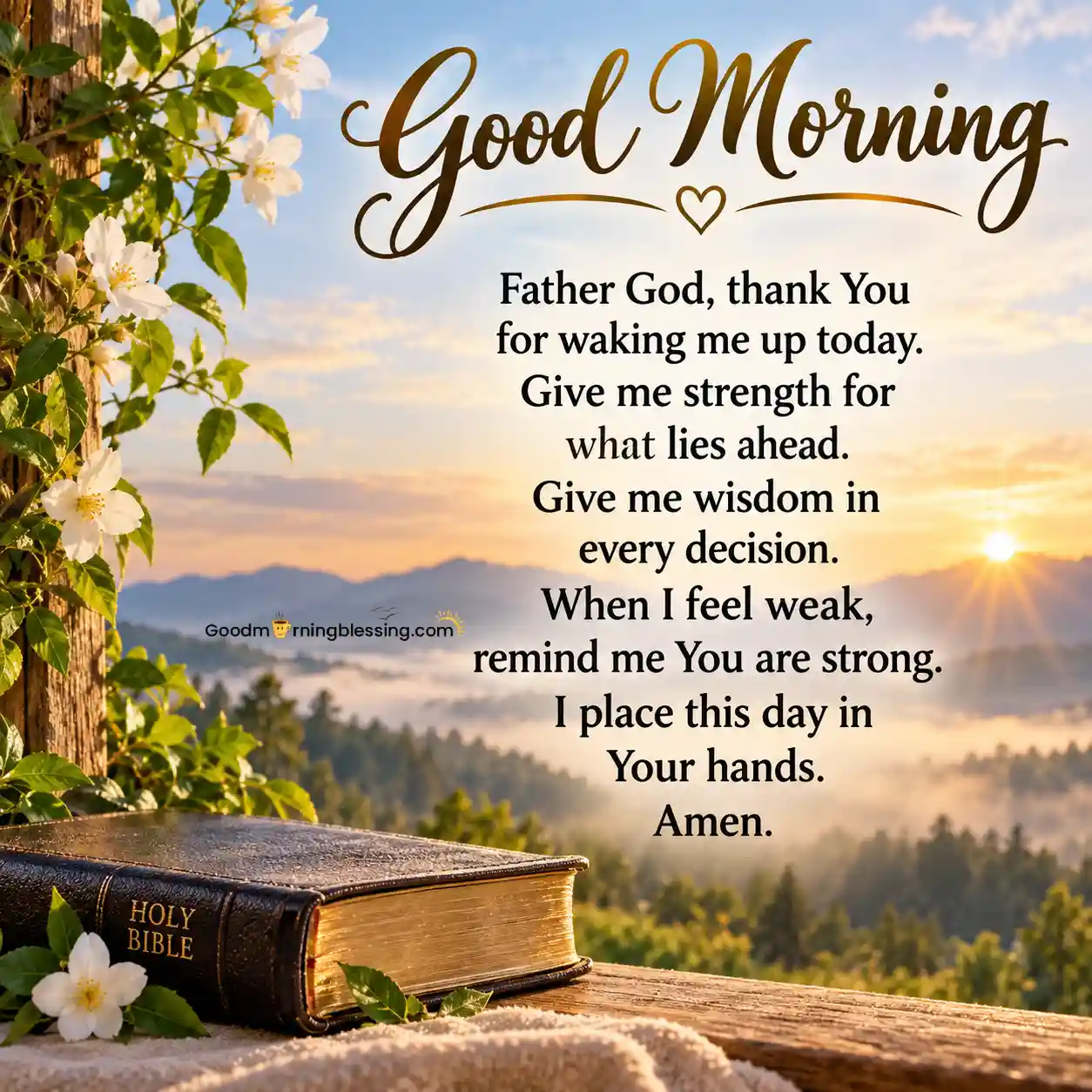 Good Morning In Bible Verse