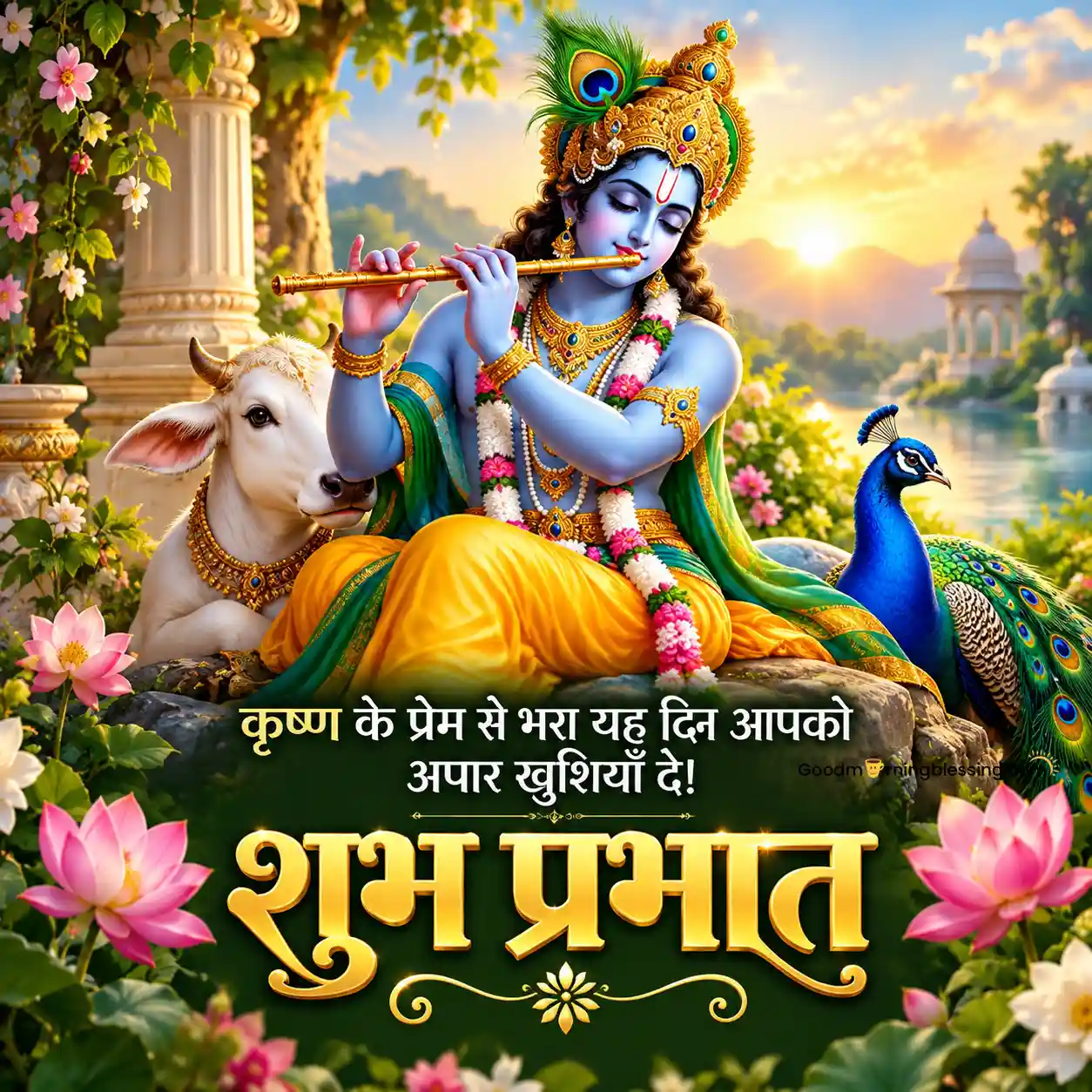 Good Morning Krishna Images Hd 1080p