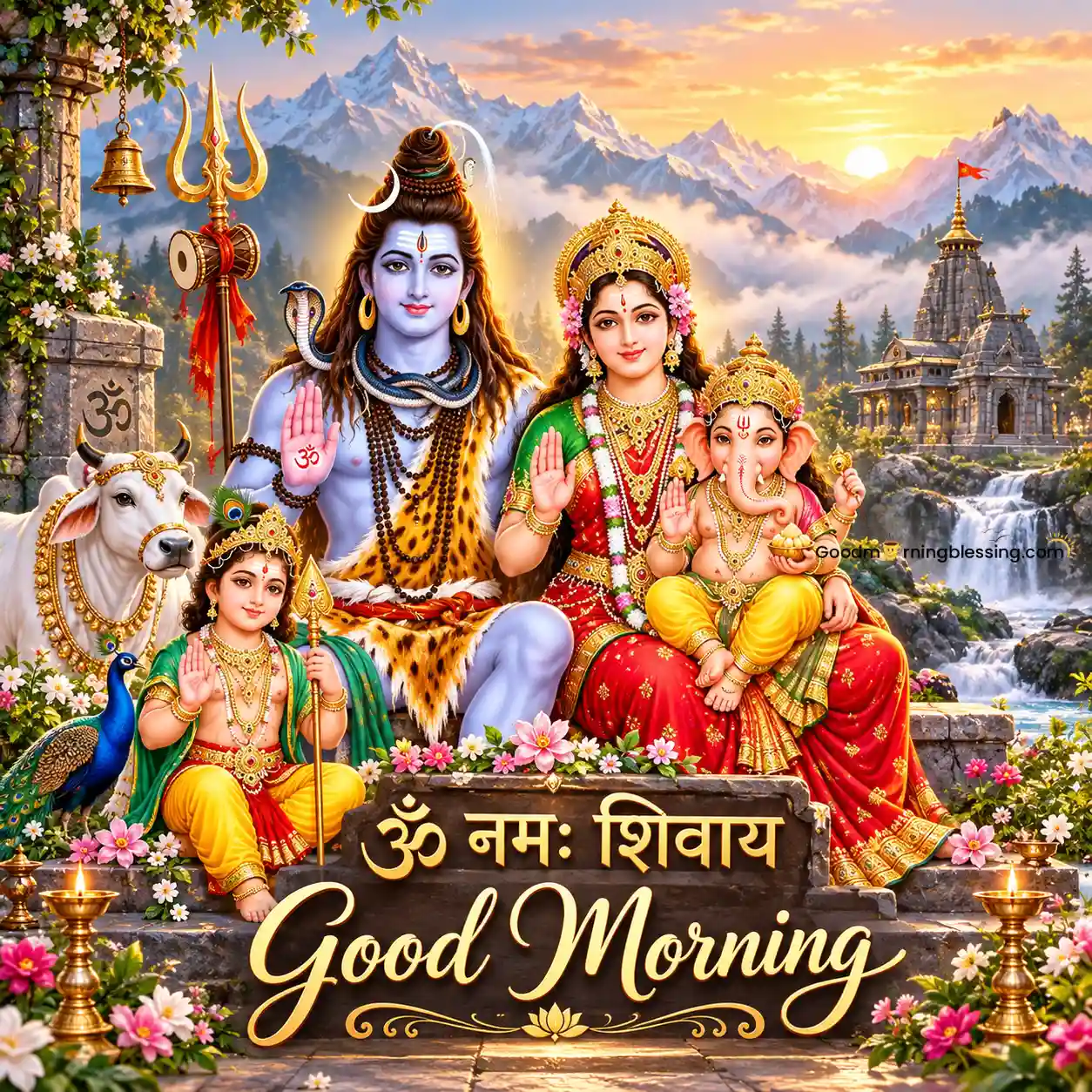 Good Morning Om Namah Shivay Images With Quotes