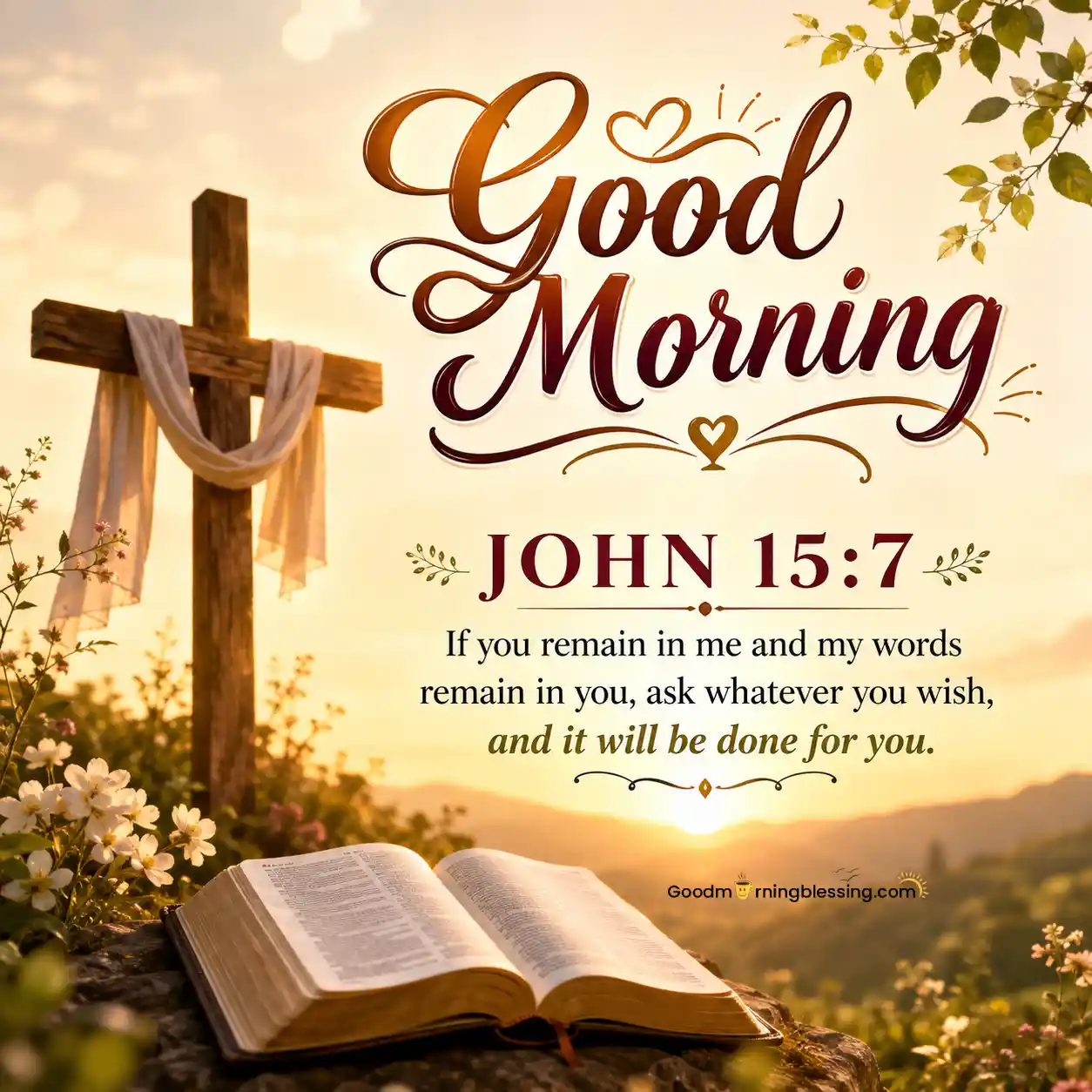 Good Morning Prayer Bible Verses